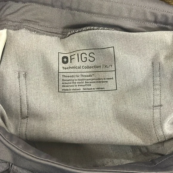 High Waisted Figs Zamora Scrub Pant XL/T Graphite - Picture 2 of 11